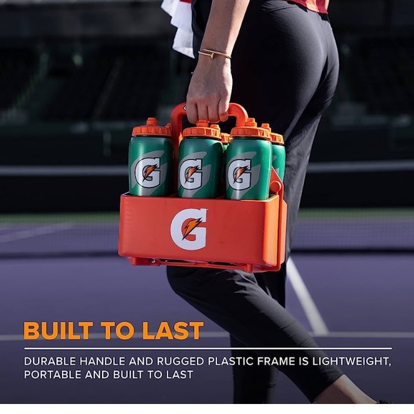 Gatorade 6ct Squeeze Bottle Carrier, Bottle Caddy, Bottle Holder - Picture 2 of 9